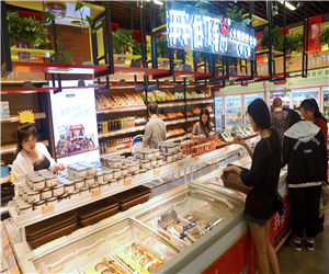 北京火鍋食材冷藏柜，北京燒烤材料超市冷柜，冷凍保鮮柜案例