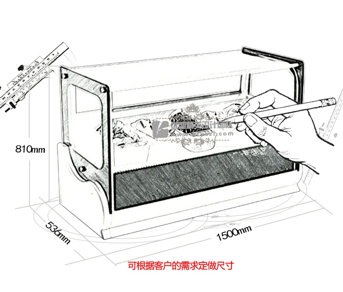 優凱-VIP-BQGA臺式冰淇淋展示柜（廠長推薦）