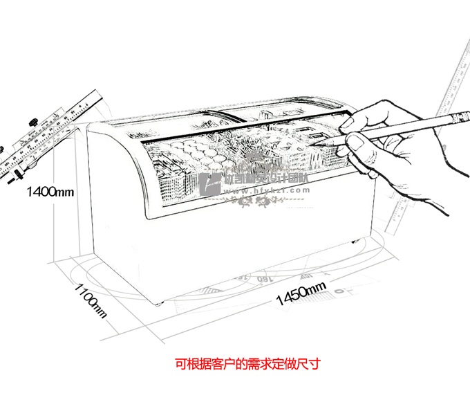 17BQ-B1經濟節能型淇淋展示柜9