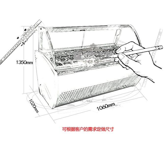 BQ-G型冰淇淋展示柜