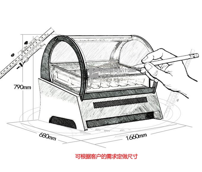 BQ-VIP-TB臺式冰淇淋展示柜（廠長推薦）