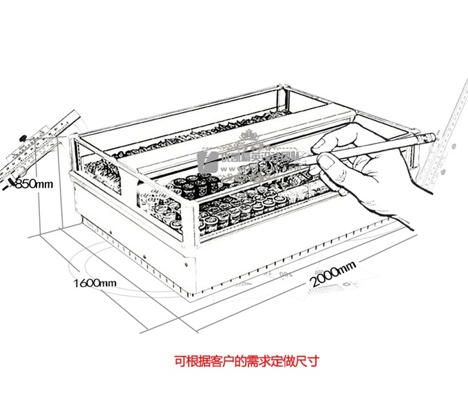 DG-EA型風冷雙島柜（暢銷產品）