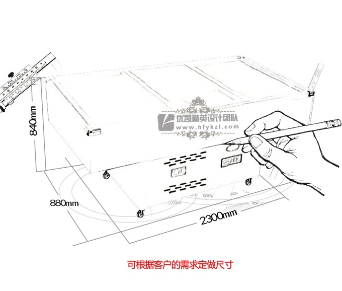 HA-C型小斜坡海鮮島柜（暢銷產品）