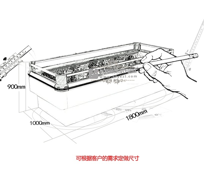 LD-DA型風冷單島柜（暢銷產品）