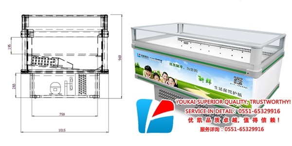 風冷單島柜設計圖