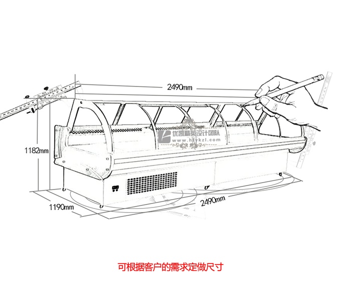 SS-ET型前移門風冷熟食柜