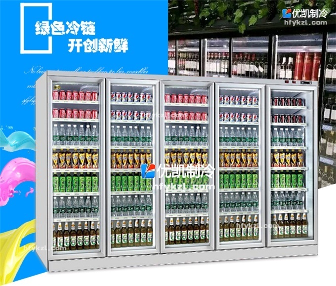 五門便利店飲料展示柜（外置壓機）