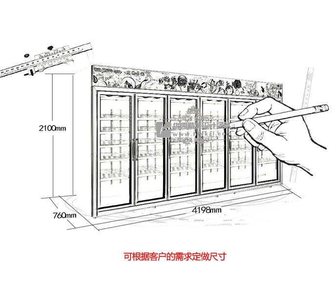 六門便利店冷柜