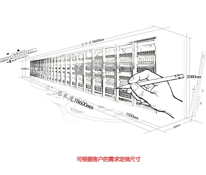 風冷玻璃門陳列柜（外機）