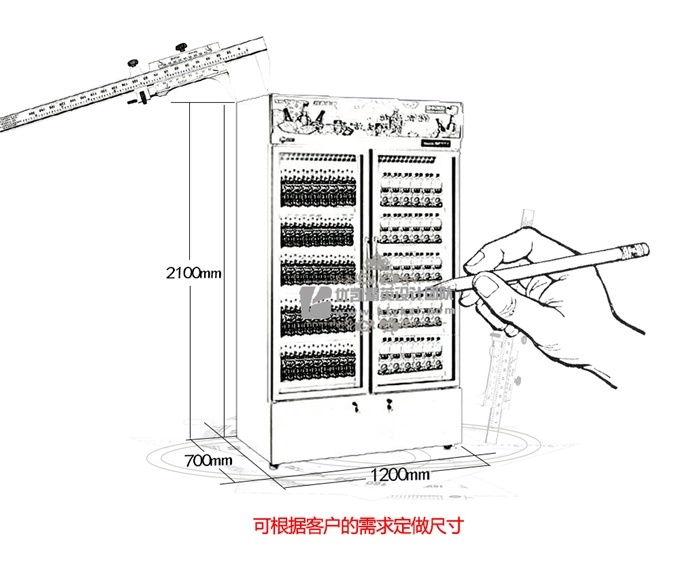 BL-LAF風冷雙開陳列柜（暢銷產品）