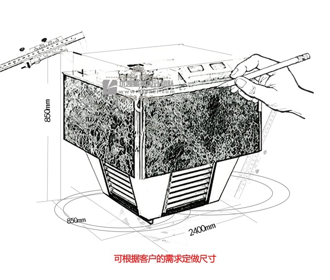 優凱-VIP-KFA敞開三明治柜