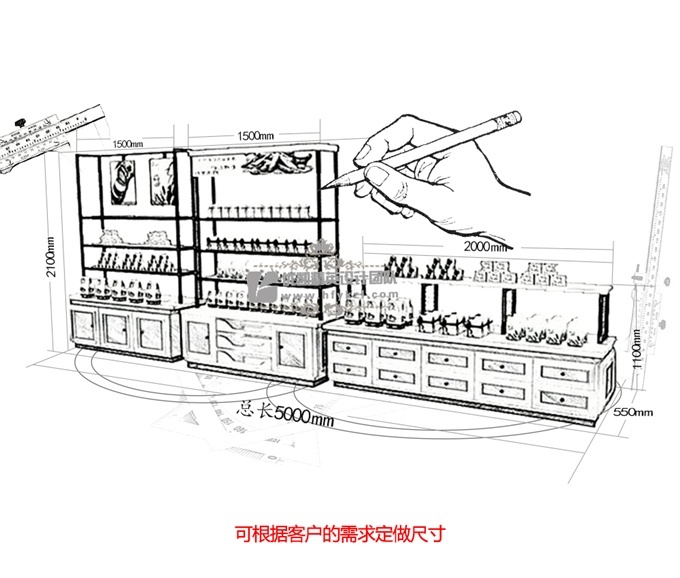 MB-ZHA面包組合柜