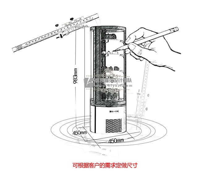 ARC-400R蛋糕展示柜