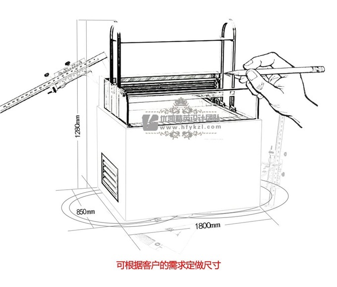 KF-BC型臥式三明治蛋糕柜