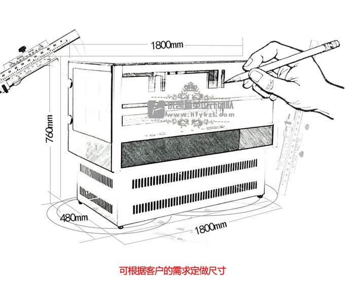 TSG-B直角臺式蛋糕柜