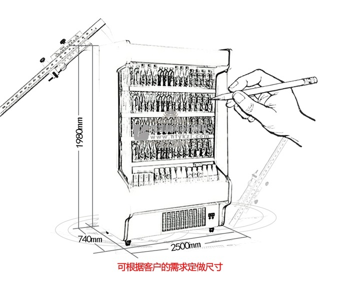 LF-AR型便利店風幕柜