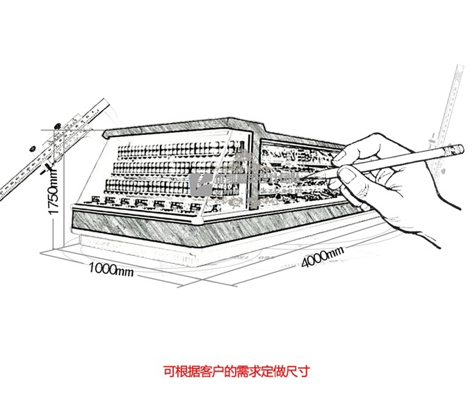 LF-EA半高組合風幕柜