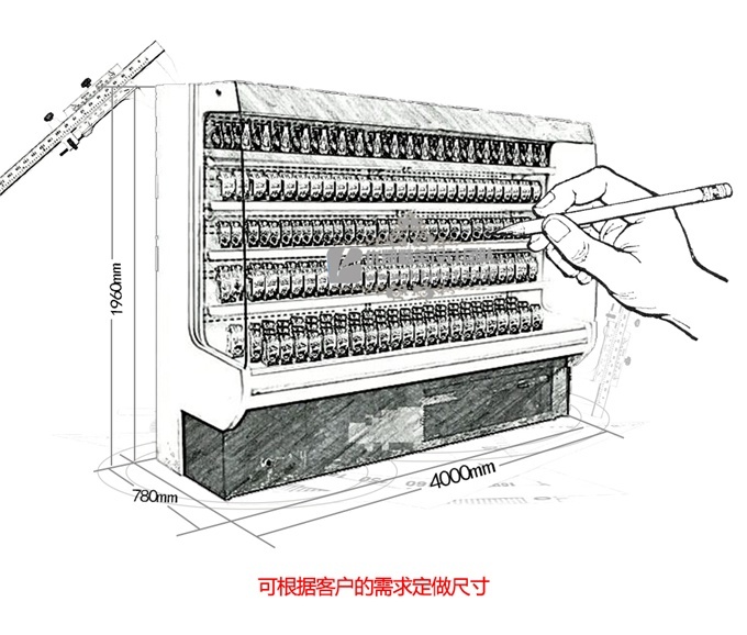 LF-Q型風幕柜